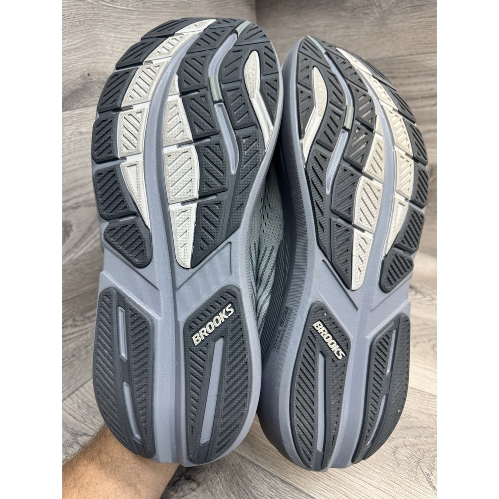 Brooks Ghost Max Mens 14 Wide 2E Grey Running Shoes 1104642E069 DNA LOFT v2 - Picture 4 of 12